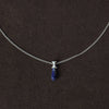 OLIO E ACETO Sterling Silver Quartzite/Lapis Lazuli/Red Snakeskin Jade Morning Dew Pendant Necklace OLIO-OA13N02-YL Blue (OA13N01)